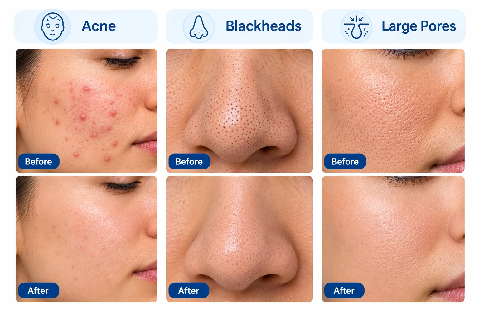 hydrafacial before and after